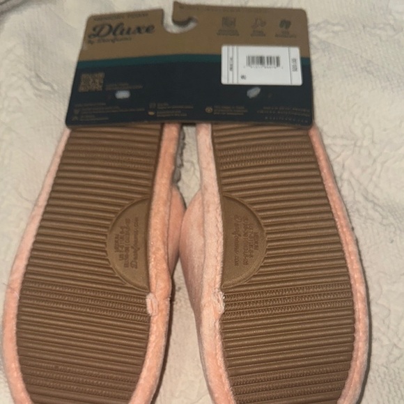 Dearfoams Women's Super Mom Slippers - Pink - Picture 2 of 2